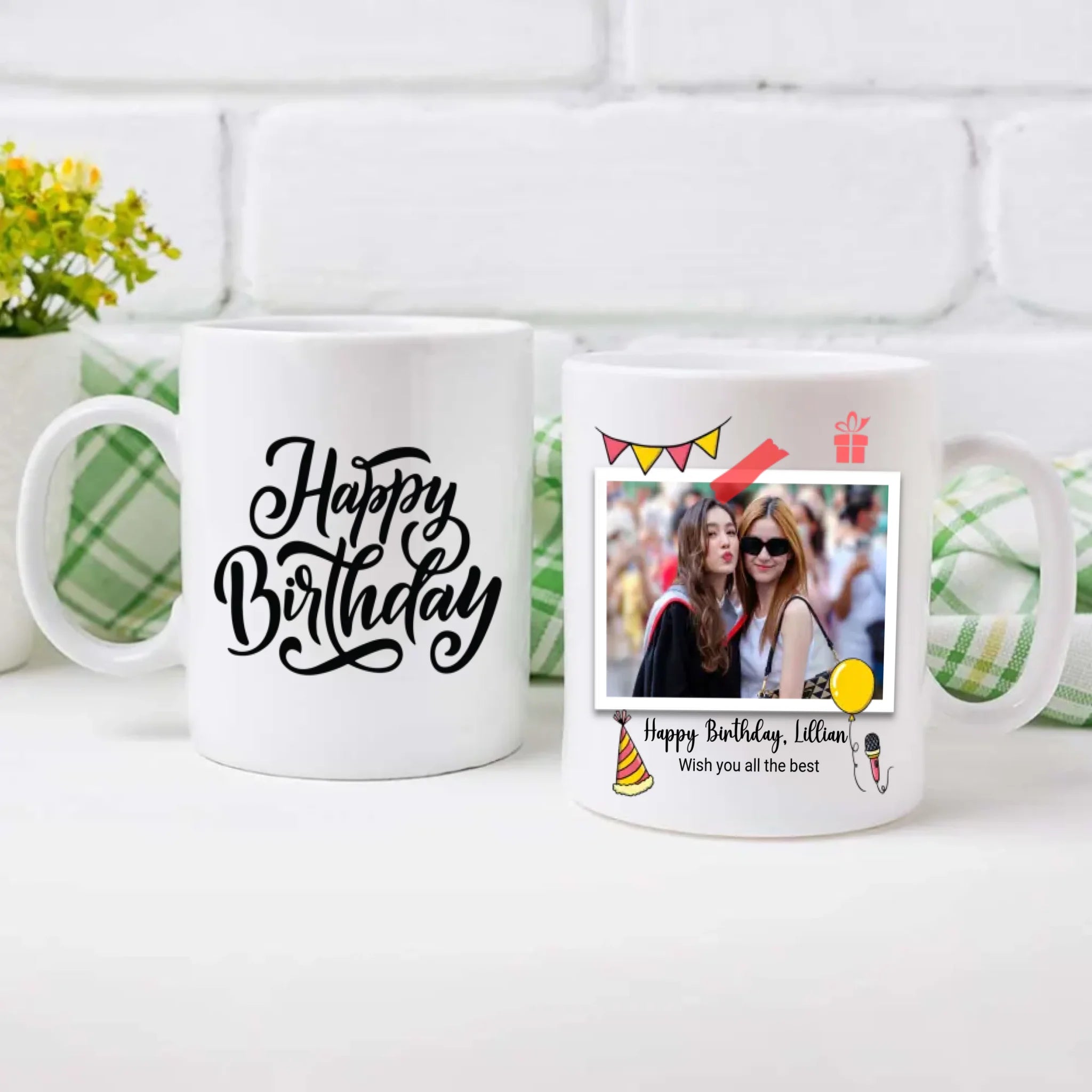 Happy Birthday Mug with Name – Wish You All the Best – 89Prints