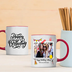 Happy Birthday Mug with Name – Wish You All the Best – 89Prints