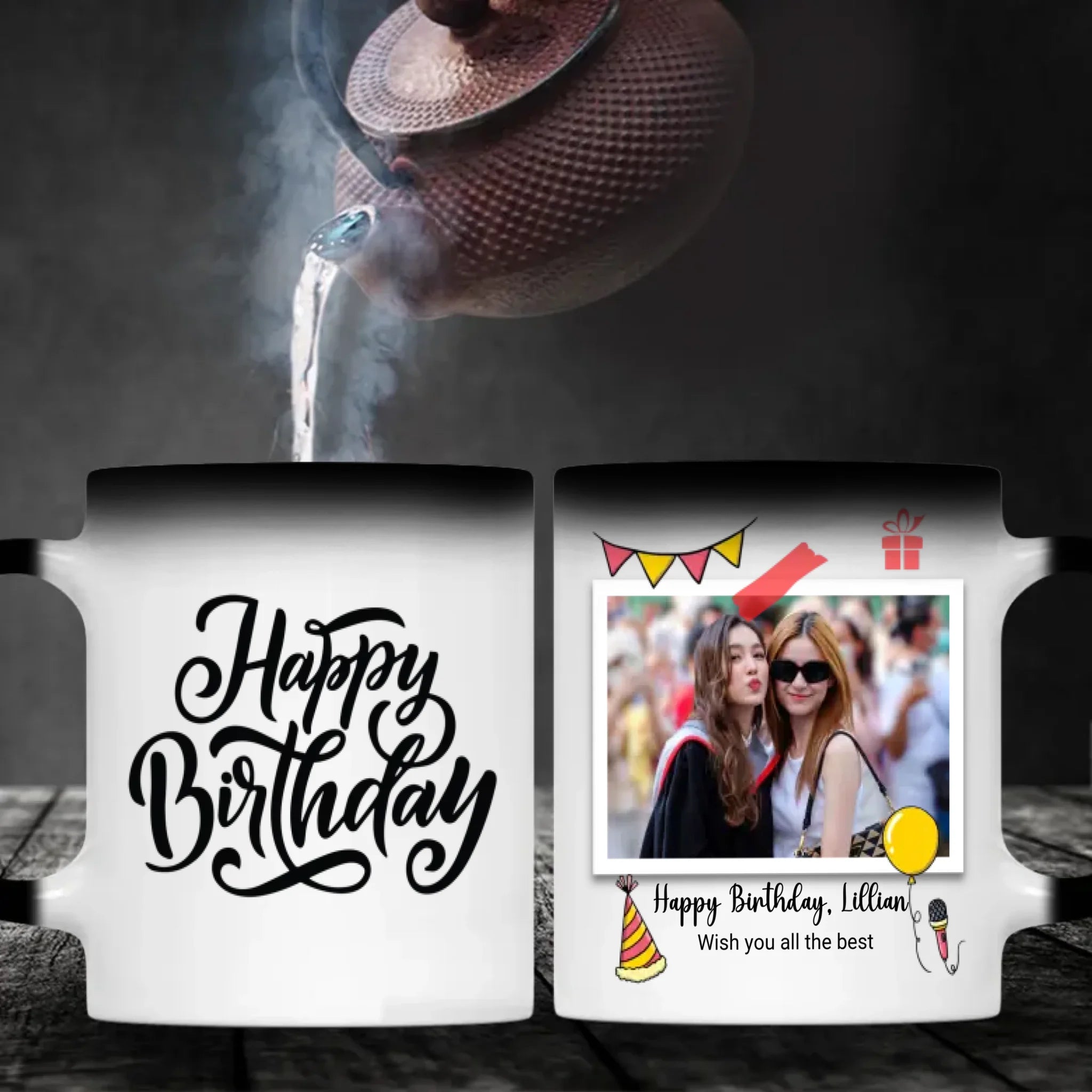 Happy Birthday Mug with Name – Wish You All the Best – 89Prints