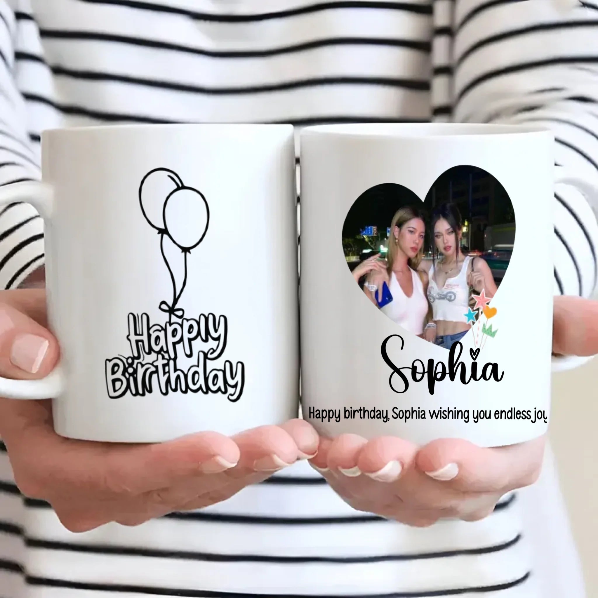 Happy Birthday Mug with Name – “Wishing You Endless Joy” –89Prints