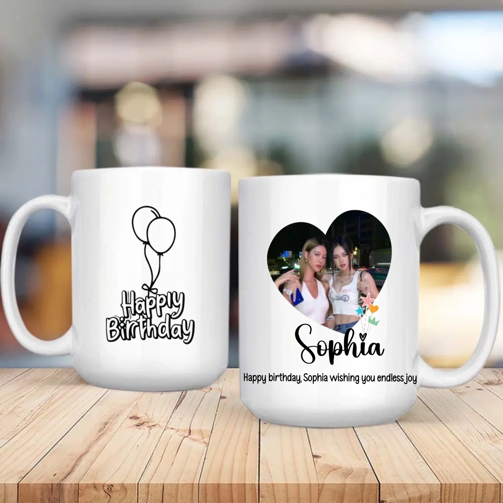 Happy Birthday Mug with Name – “Wishing You Endless Joy” –89Prints