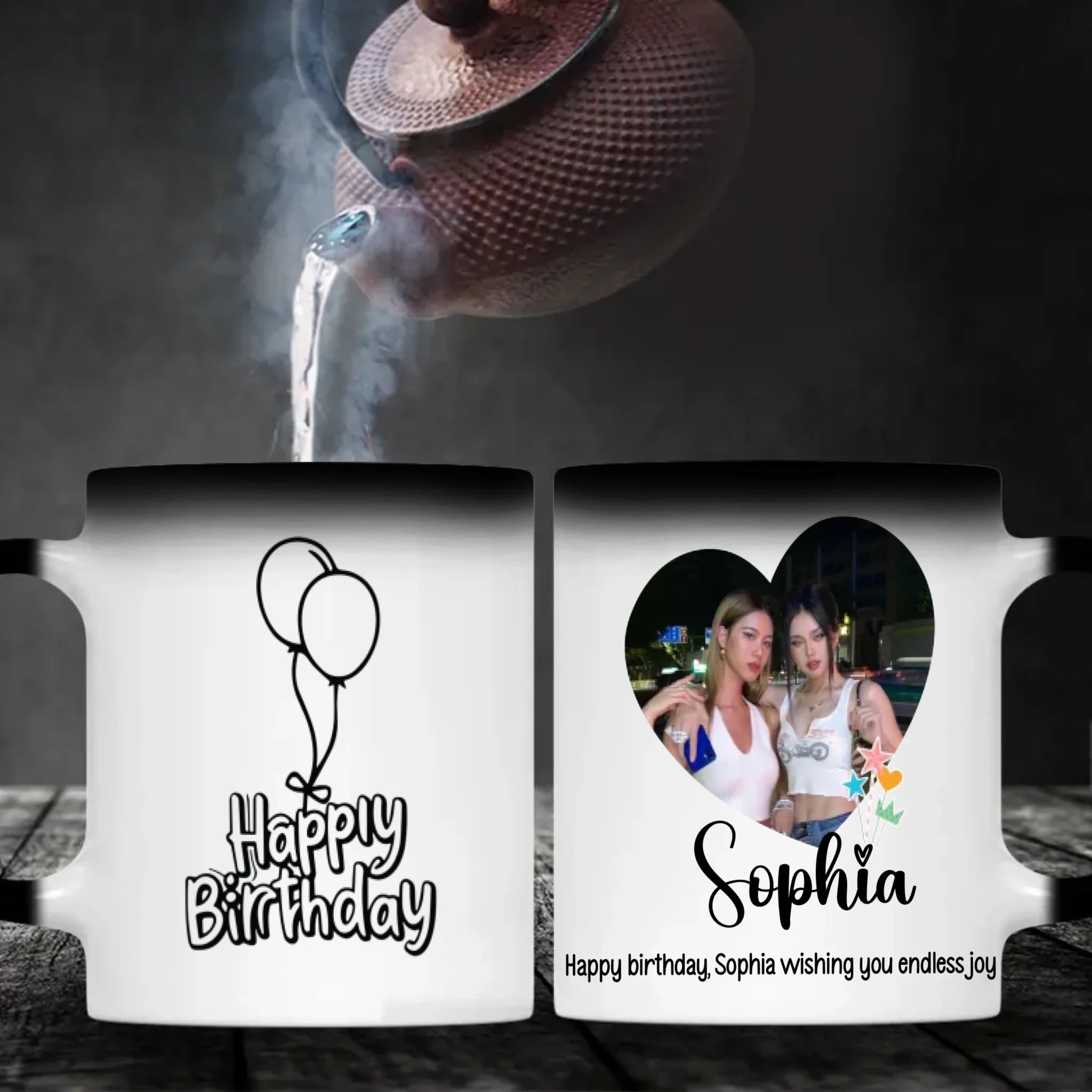 Happy Birthday Mug with Name – “Wishing You Endless Joy” –89Prints