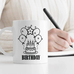 Happy Birthday Mug with Name – “Shine On Beautiful Soul” – 89Prints