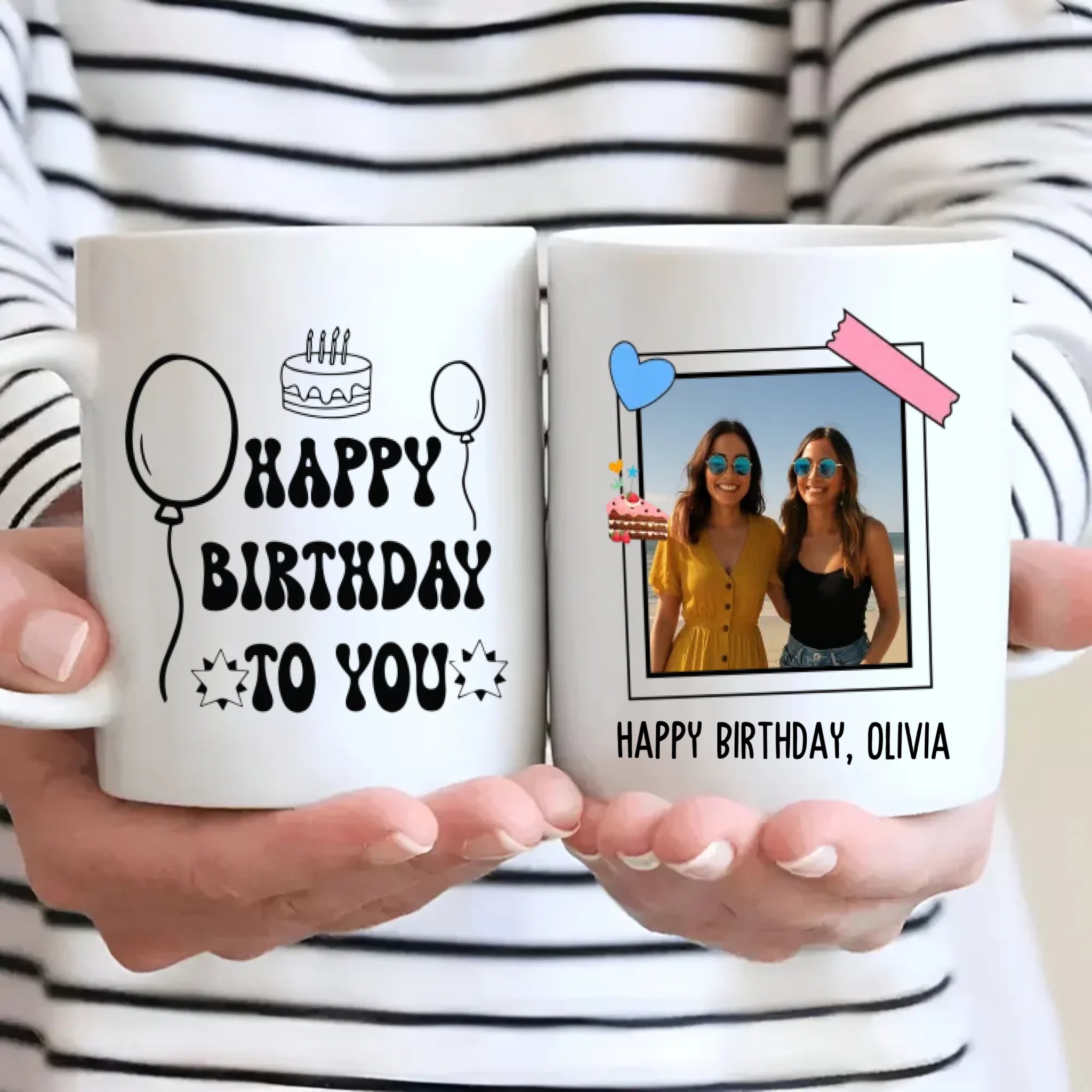 Happy Birthday to You Mug with Name – Personalised Mug – 89Prints