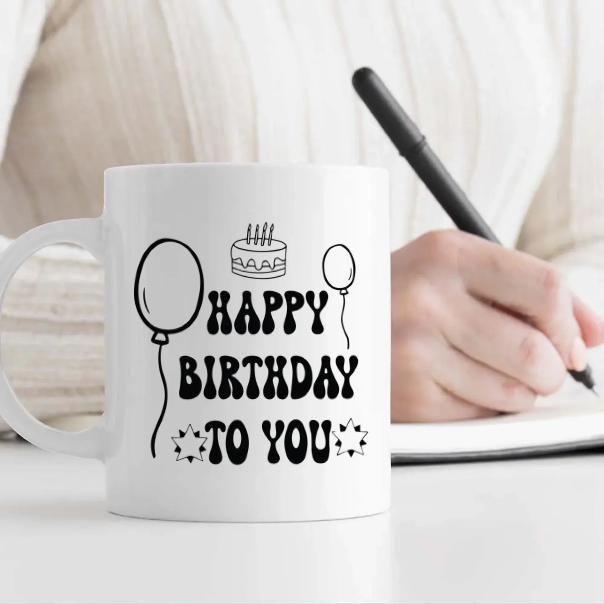 Happy Birthday to You Mug with Name – Personalised Mug – 89Prints