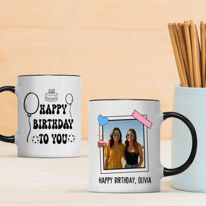 Happy Birthday to You Mug with Name – Personalised Mug – 89Prints