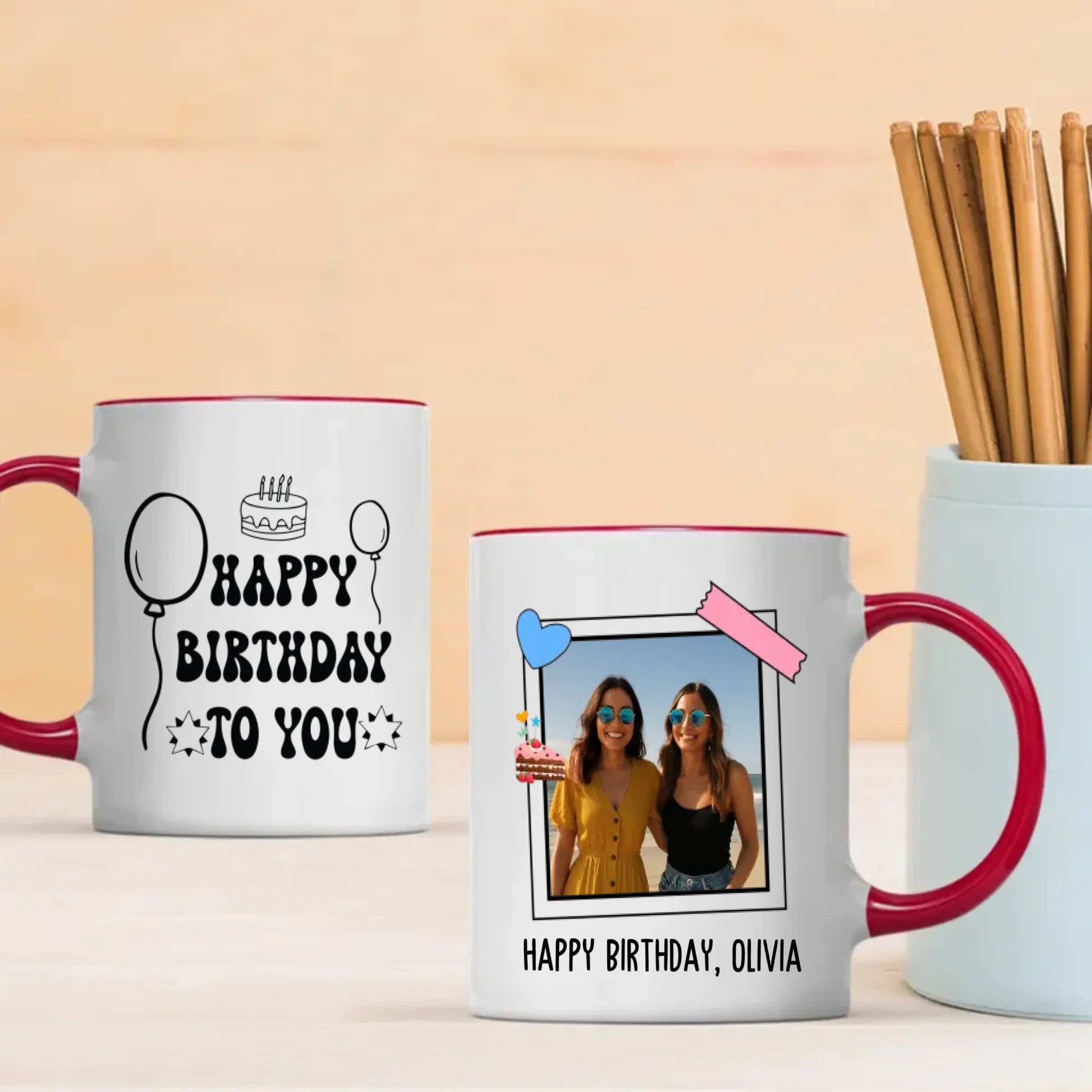 Happy Birthday to You Mug with Name – Personalised Mug – 89Prints