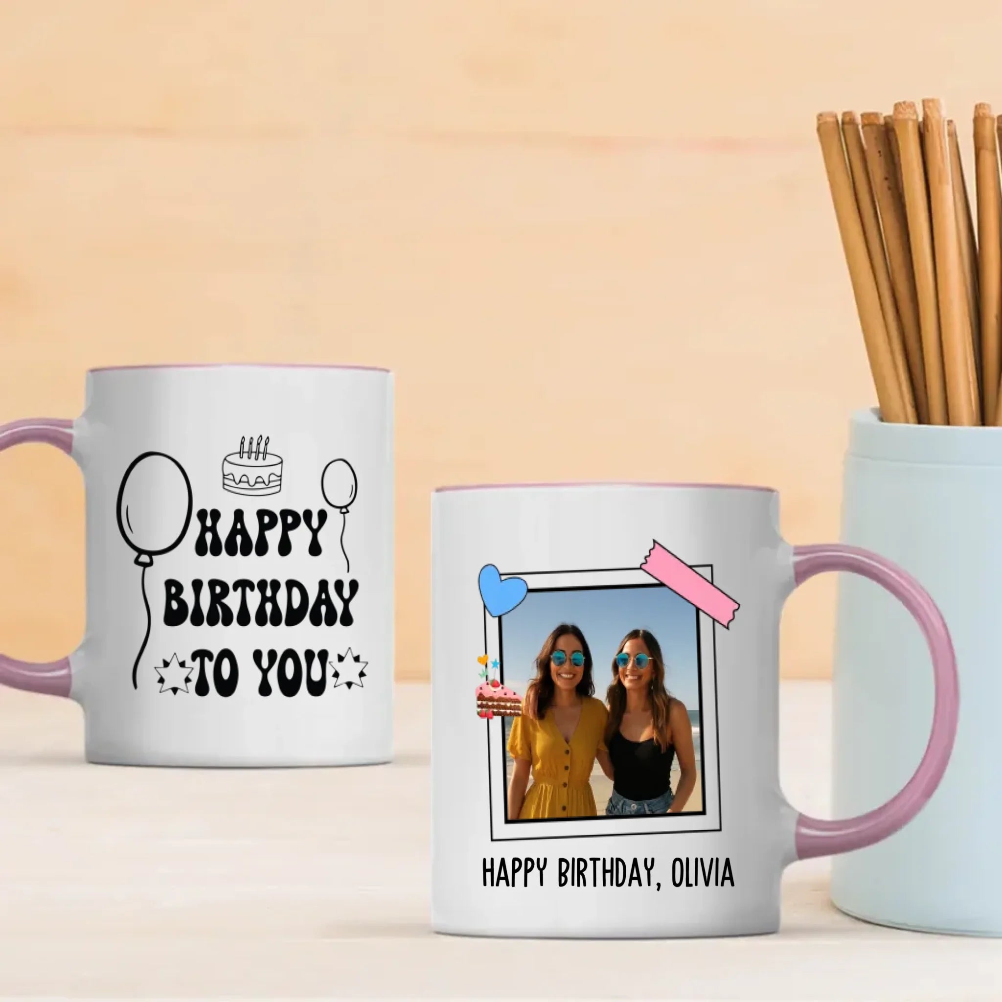 Happy Birthday to You Mug with Name – Personalised Mug – 89Prints