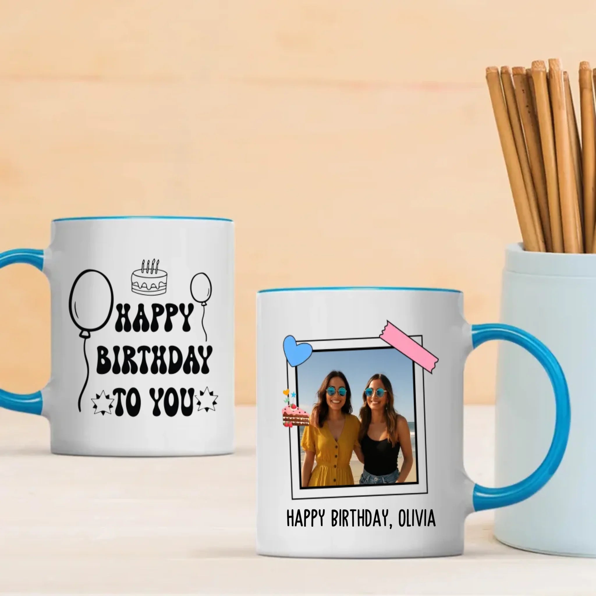 Happy Birthday to You Mug with Name – Personalised Mug – 89Prints