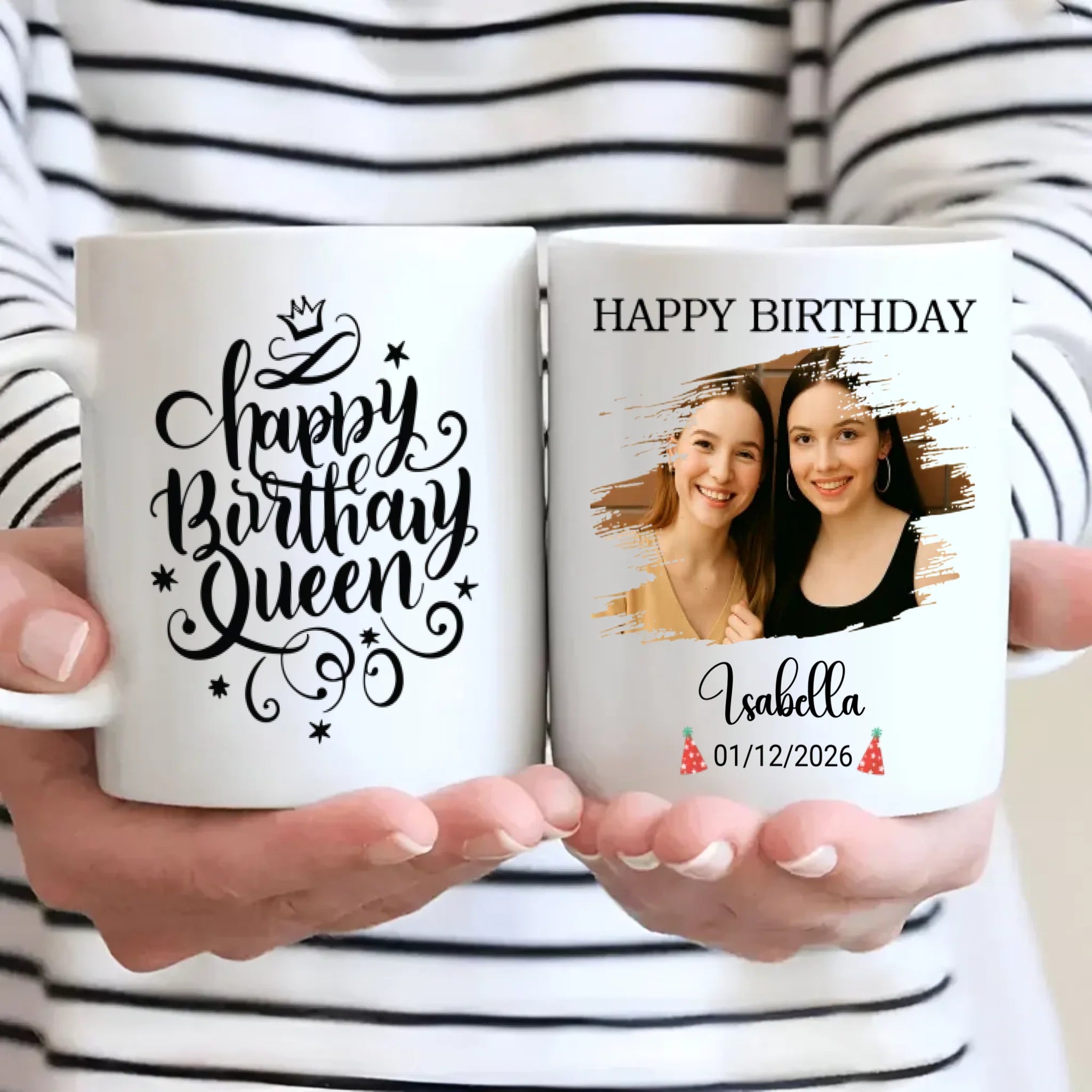 Happy Birthday Queen Mug – Personalised Gift – 89Prints