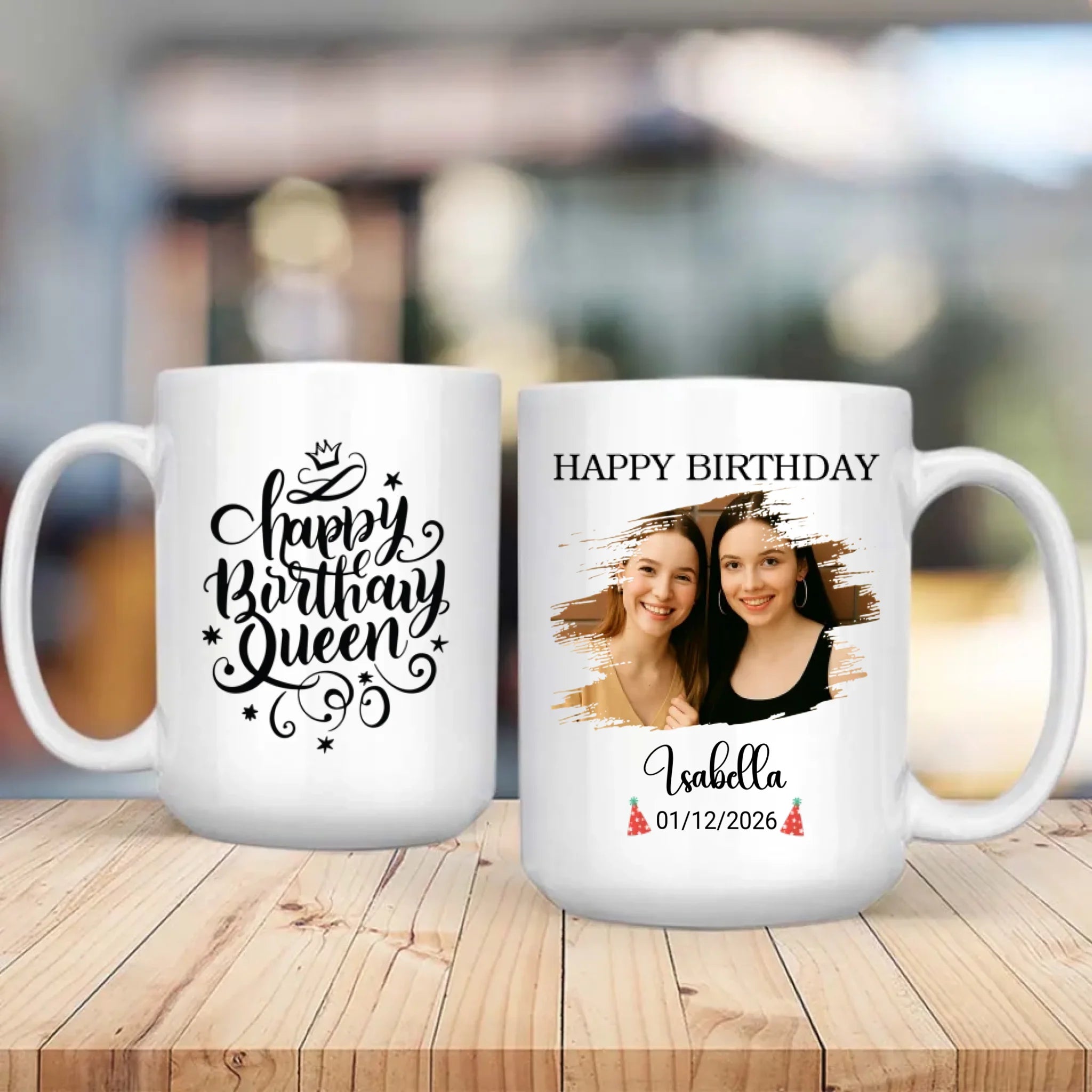 Happy Birthday Queen Mug – Personalised Gift – 89Prints
