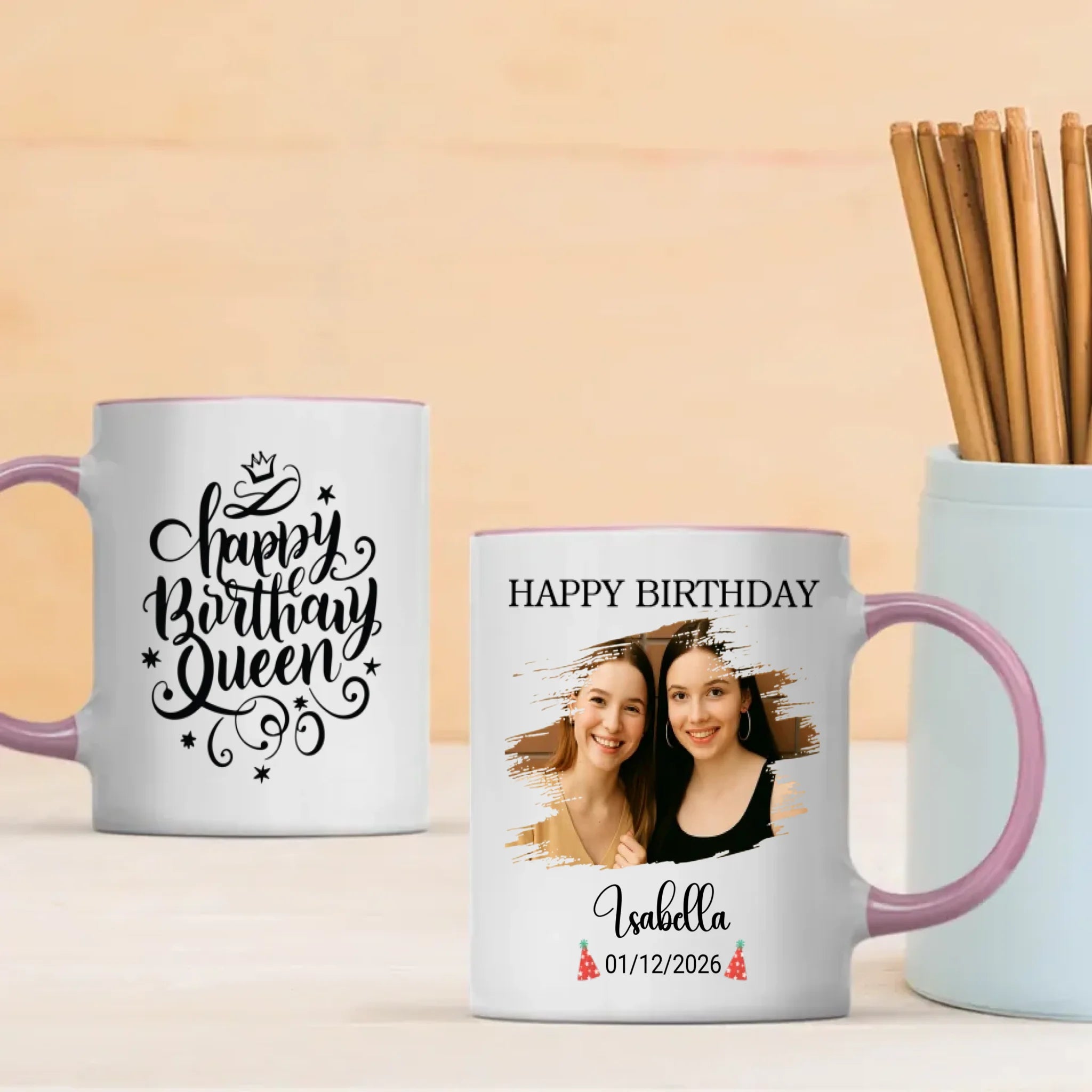 Happy Birthday Queen Mug – Personalised Gift – 89Prints