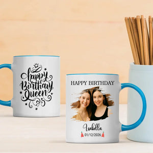 Happy Birthday Queen Mug – Personalised Gift – 89Prints