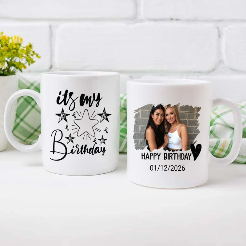 Personalised 21st Birthday Mug – “It’s My Birthday” – 89Prints