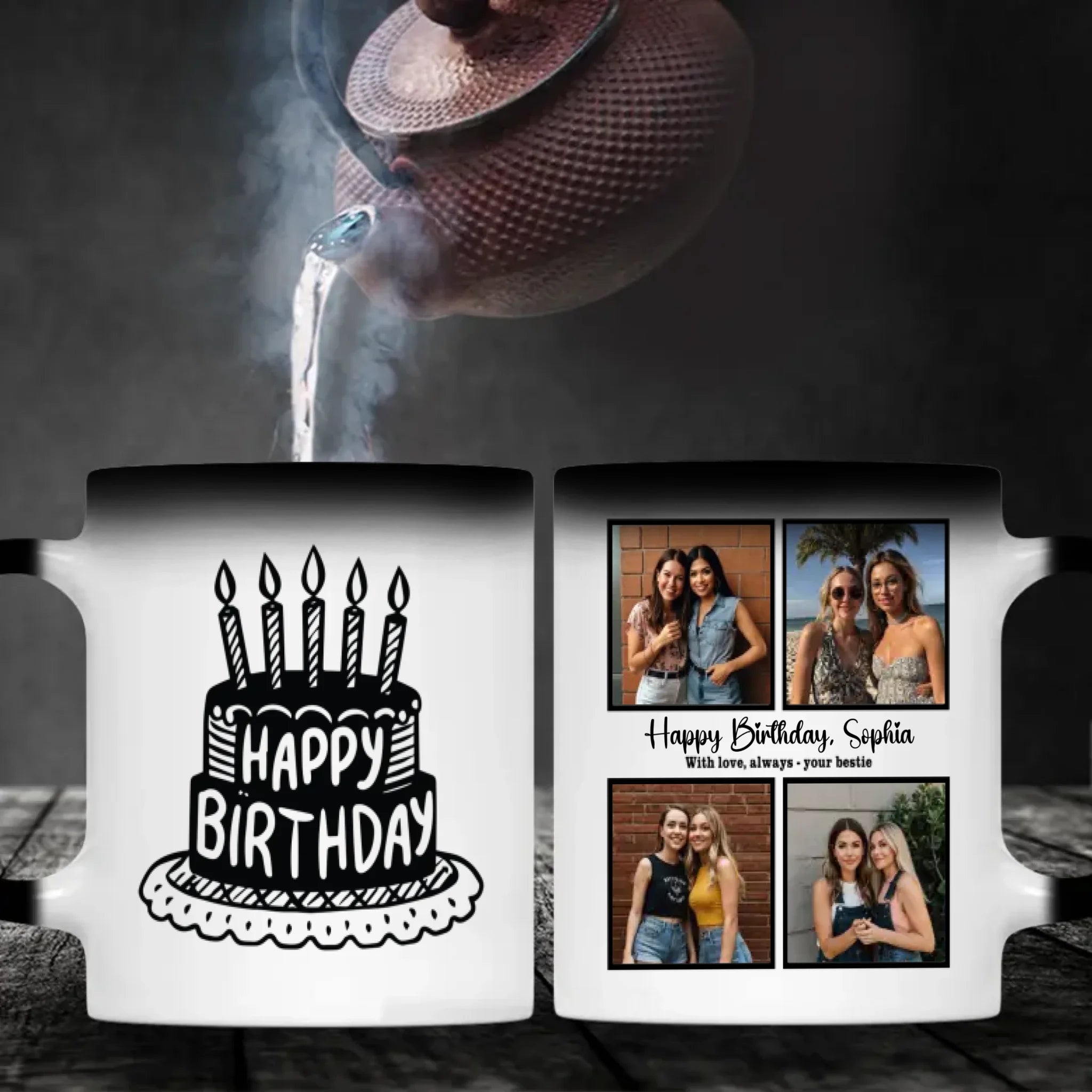 Best Friend Birthday Mug – With Love, Always – Your Bestie – 89Prints
