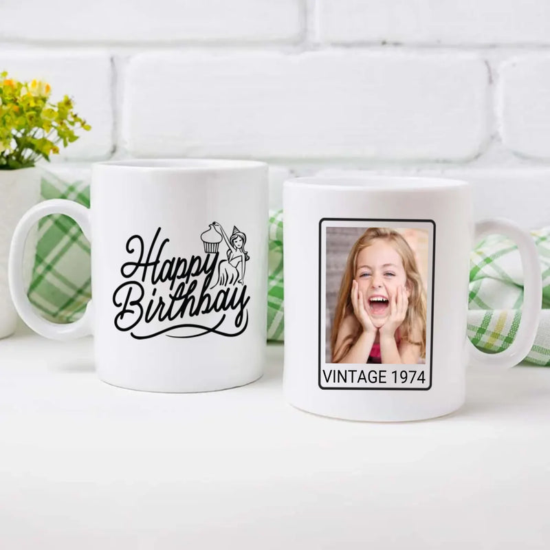 Vintage Birthday Mug Party Giveaways –89Prints