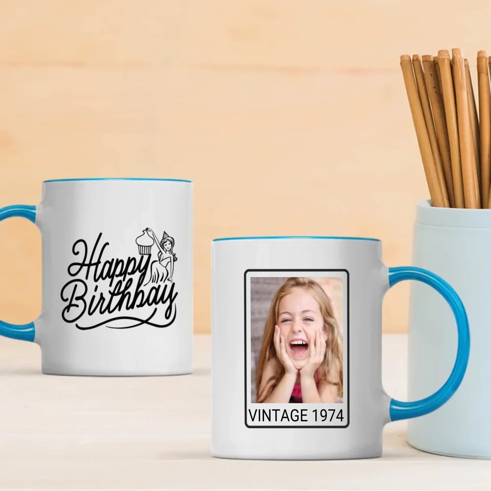 Vintage Birthday Mug Party Giveaways –89Prints