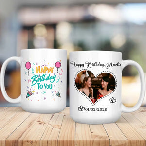 Happy Sweet 25 Birthday Mug – Personalized Elegant Gift for Milestone Celebration – 89Prints