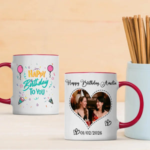 Happy Sweet 25 Birthday Mug – Personalized Elegant Gift for Milestone Celebration – 89Prints