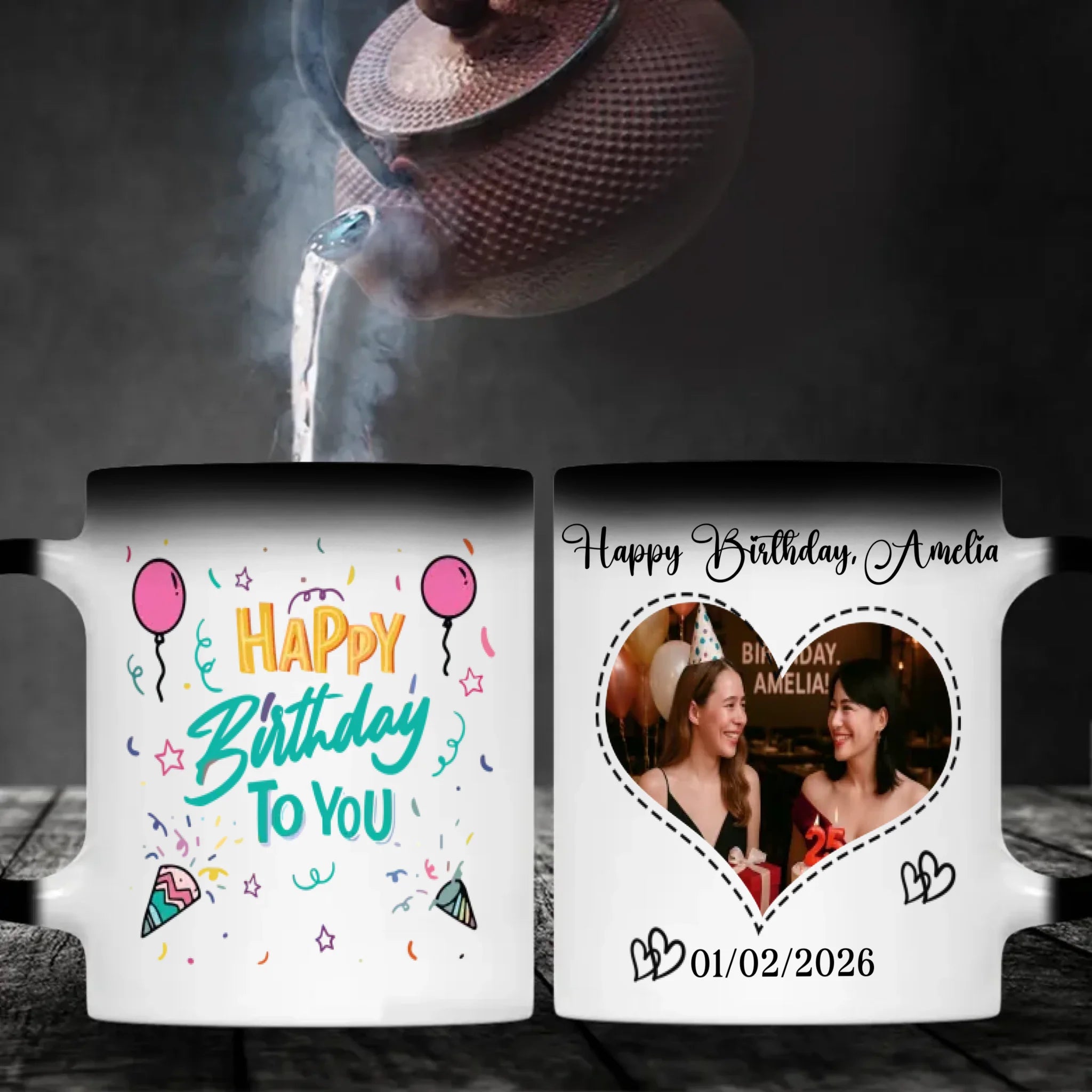 Happy Sweet 25 Birthday Mug – Personalized Elegant Gift for Milestone Celebration – 89Prints