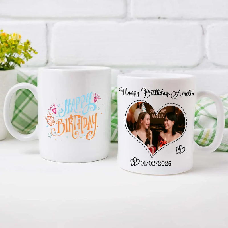 Coffee Mug Birthday Surprise – Custom Design Mug - 89Prints