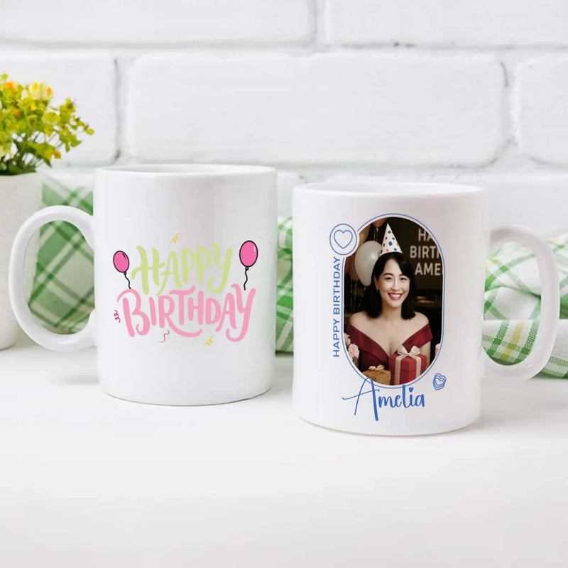 Custom Happy Birthday Mug – Celebrate With Every Sip - 89Prints