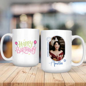 Custom Happy Birthday Mug – Celebrate With Every Sip - 89Prints