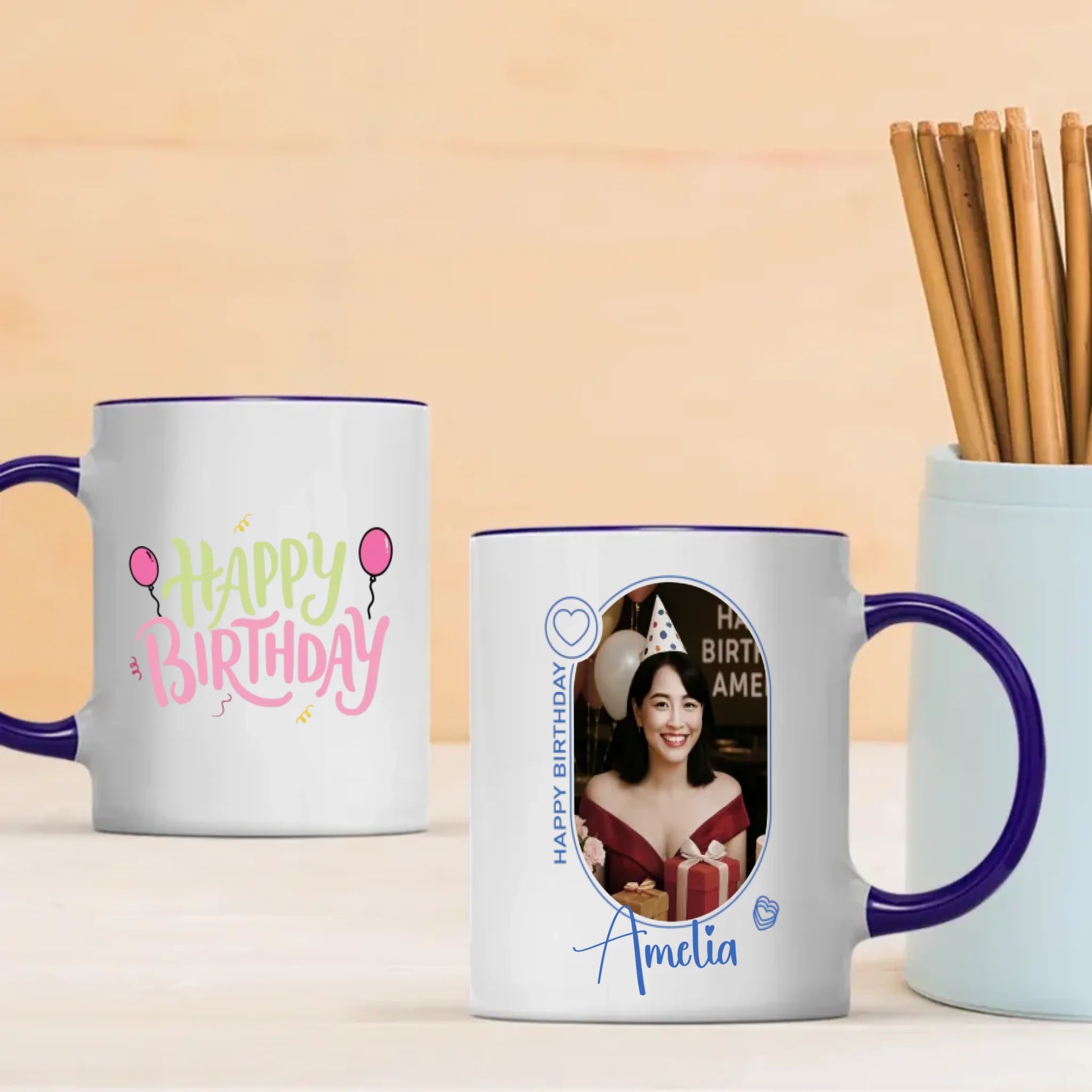 Custom Happy Birthday Mug – Celebrate With Every Sip - 89Prints