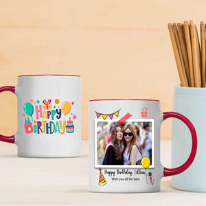 Custom Happy Birthday Coffee Mug – Personalized Gift for Friends, Family & Loved Ones – 89Prints