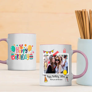 Custom Happy Birthday Coffee Mug – Personalized Gift for Friends, Family & Loved Ones – 89Prints