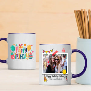 Custom Happy Birthday Coffee Mug – Personalized Gift for Friends, Family & Loved Ones – 89Prints