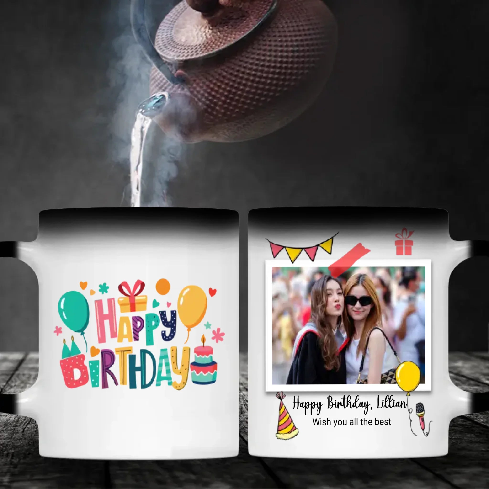 Custom Happy Birthday Coffee Mug – Personalized Gift for Friends, Family & Loved Ones – 89Prints