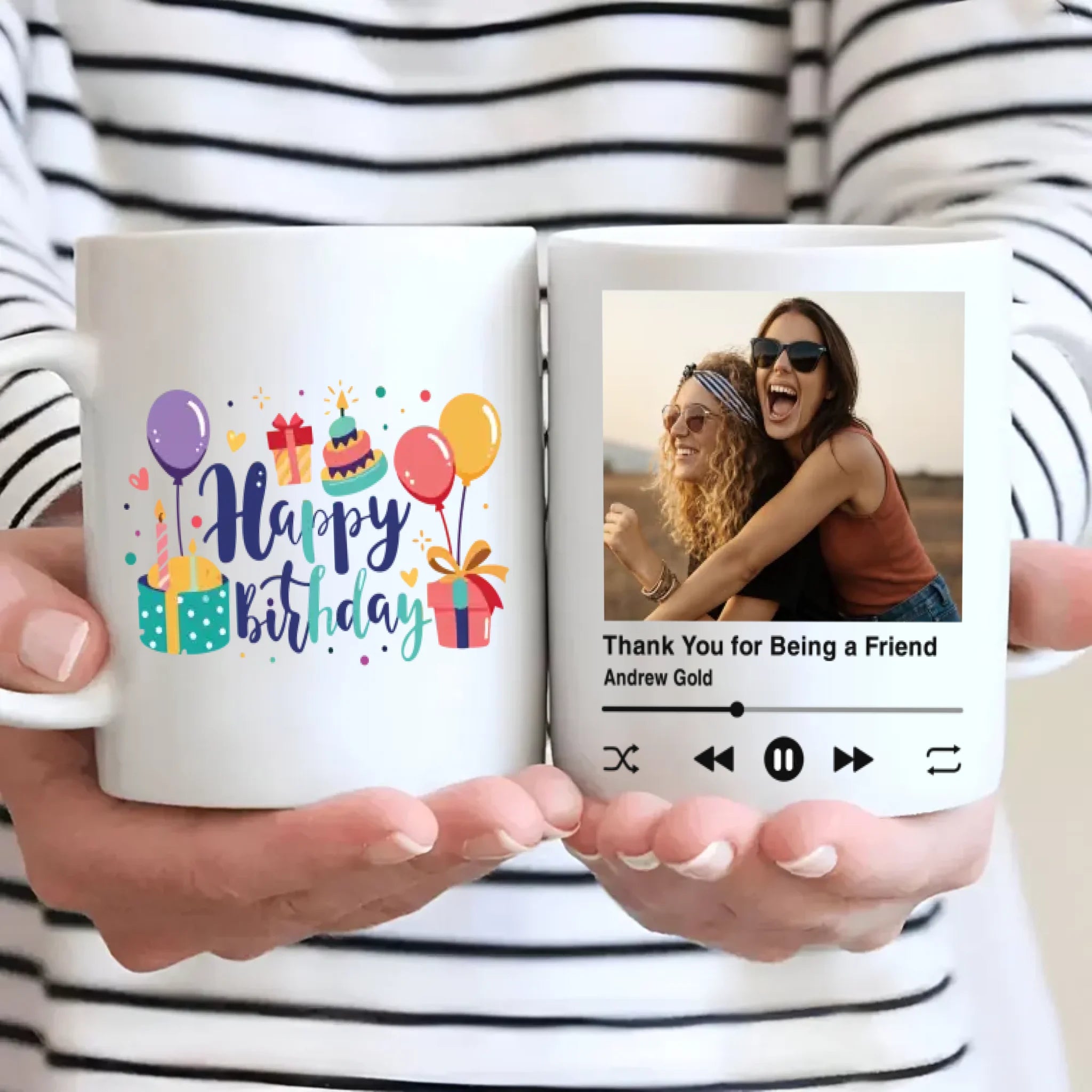 Personalized Coffee Mug Happy Birthday Design – 89Prints