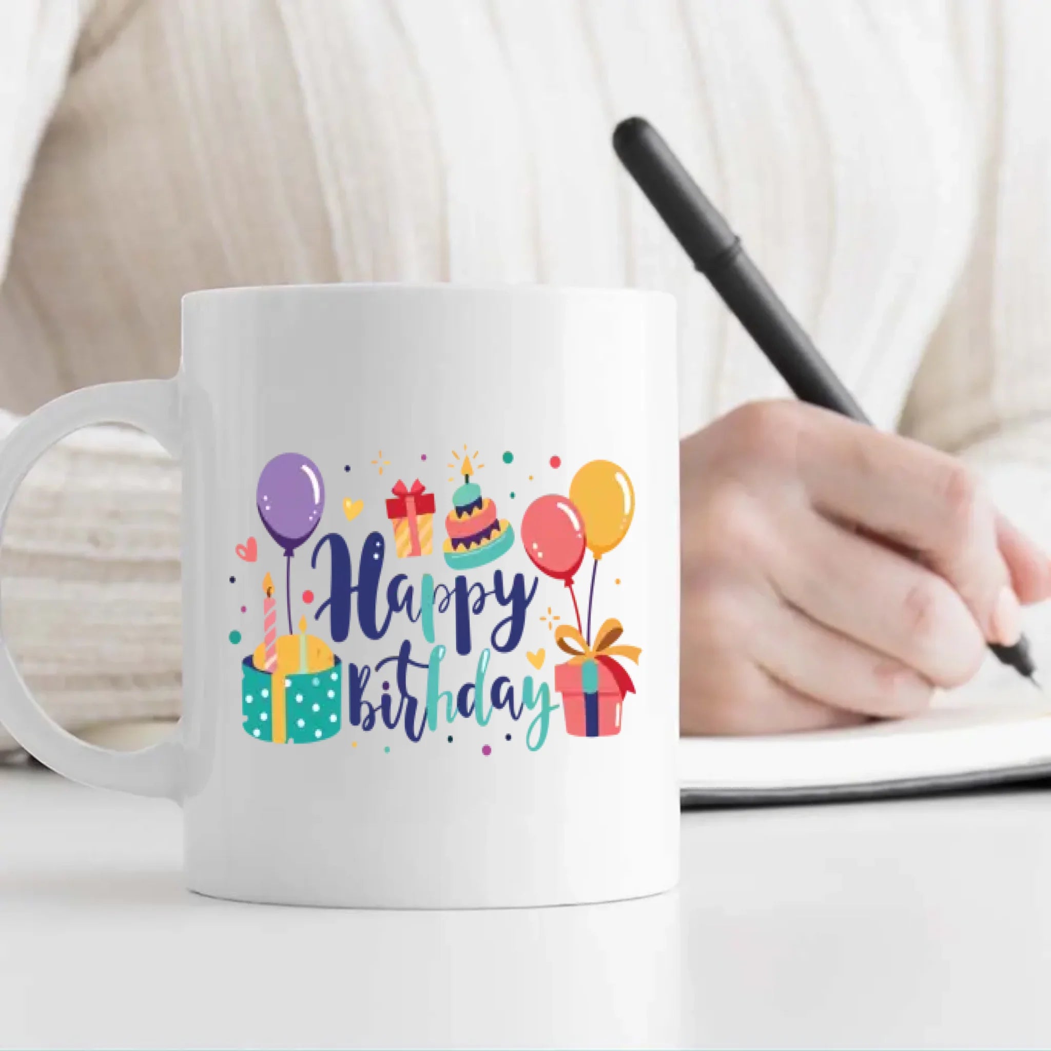 Personalized Coffee Mug Happy Birthday Design – 89Prints
