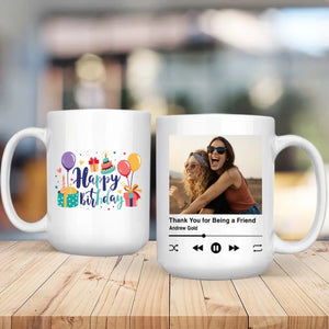 Personalized Coffee Mug Happy Birthday Design – 89Prints