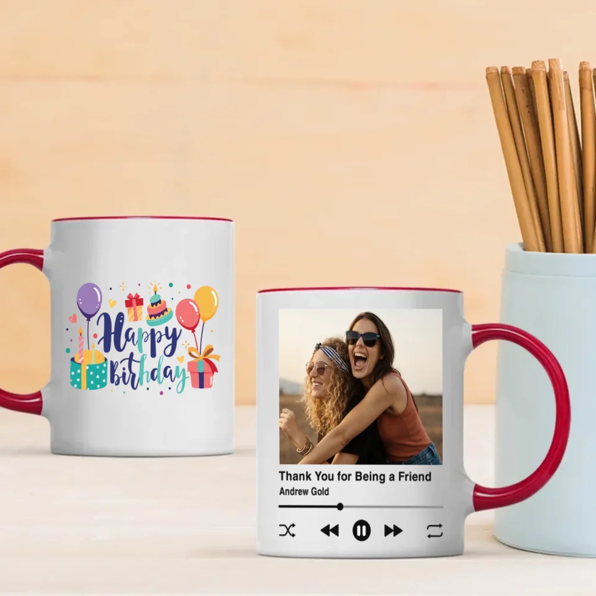 Personalized Coffee Mug Happy Birthday Design – 89Prints