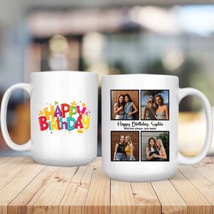 Adorable Bestie Birthday Coffee Mug Gift – Personalized Friendship Keepsake – 89Prints