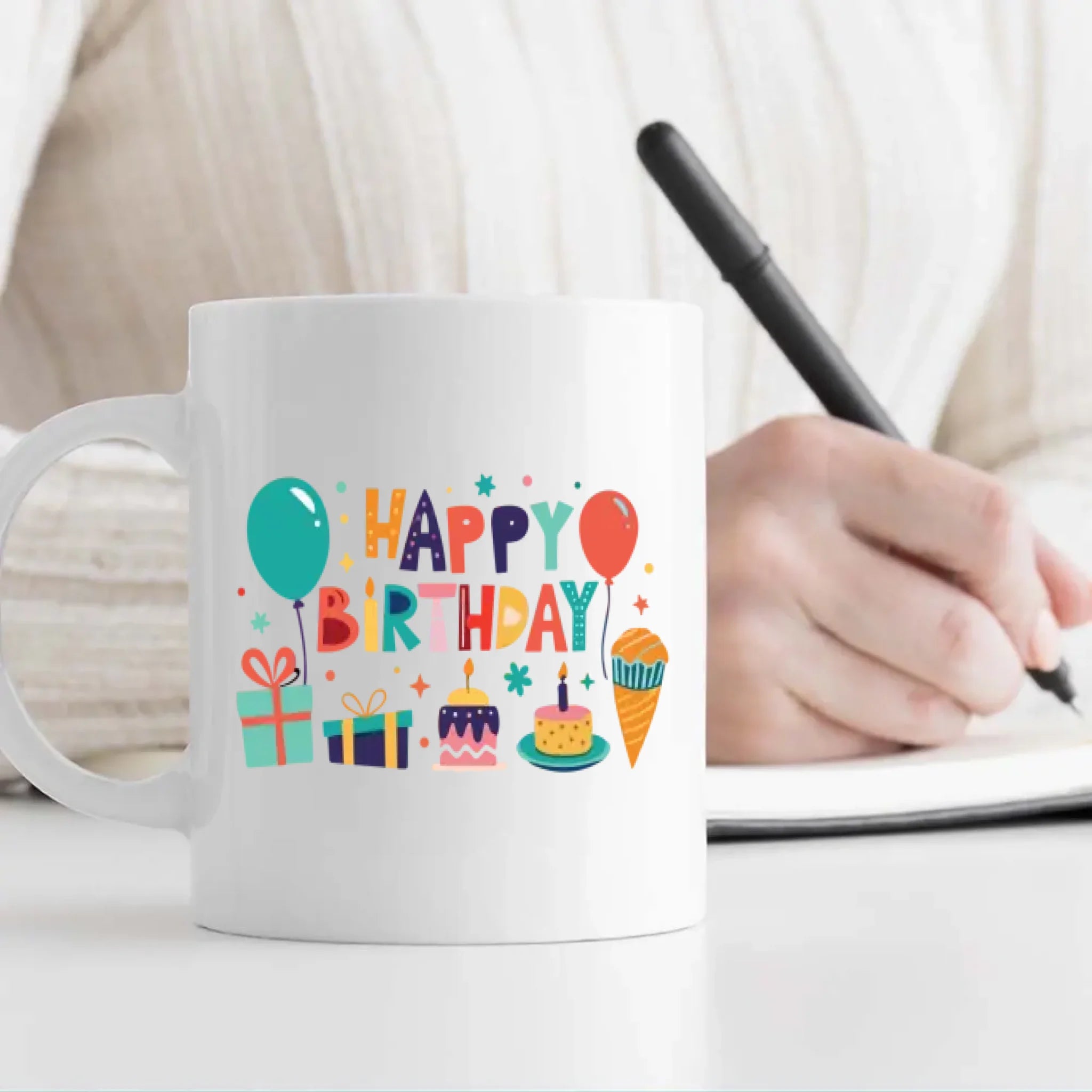 Customized Happy Birthday Mugs – Personalized Gift for Friends & Family – 89Prints