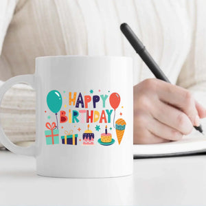 Customized Happy Birthday Mugs – Personalized Gift for Friends & Family – 89Prints