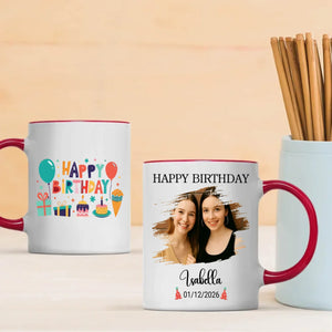 Customized Happy Birthday Mugs – Personalized Gift for Friends & Family – 89Prints