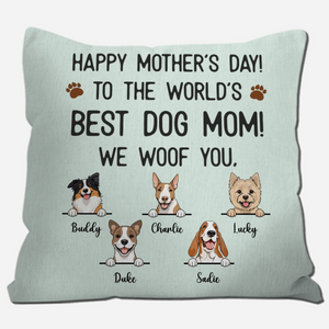 Dog Mom Pillow – Because Every Dog Deserves a Loving Mom - 89Prints