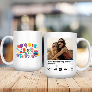 Adorable Personalized Birthday Mug for Friends - 89Prints