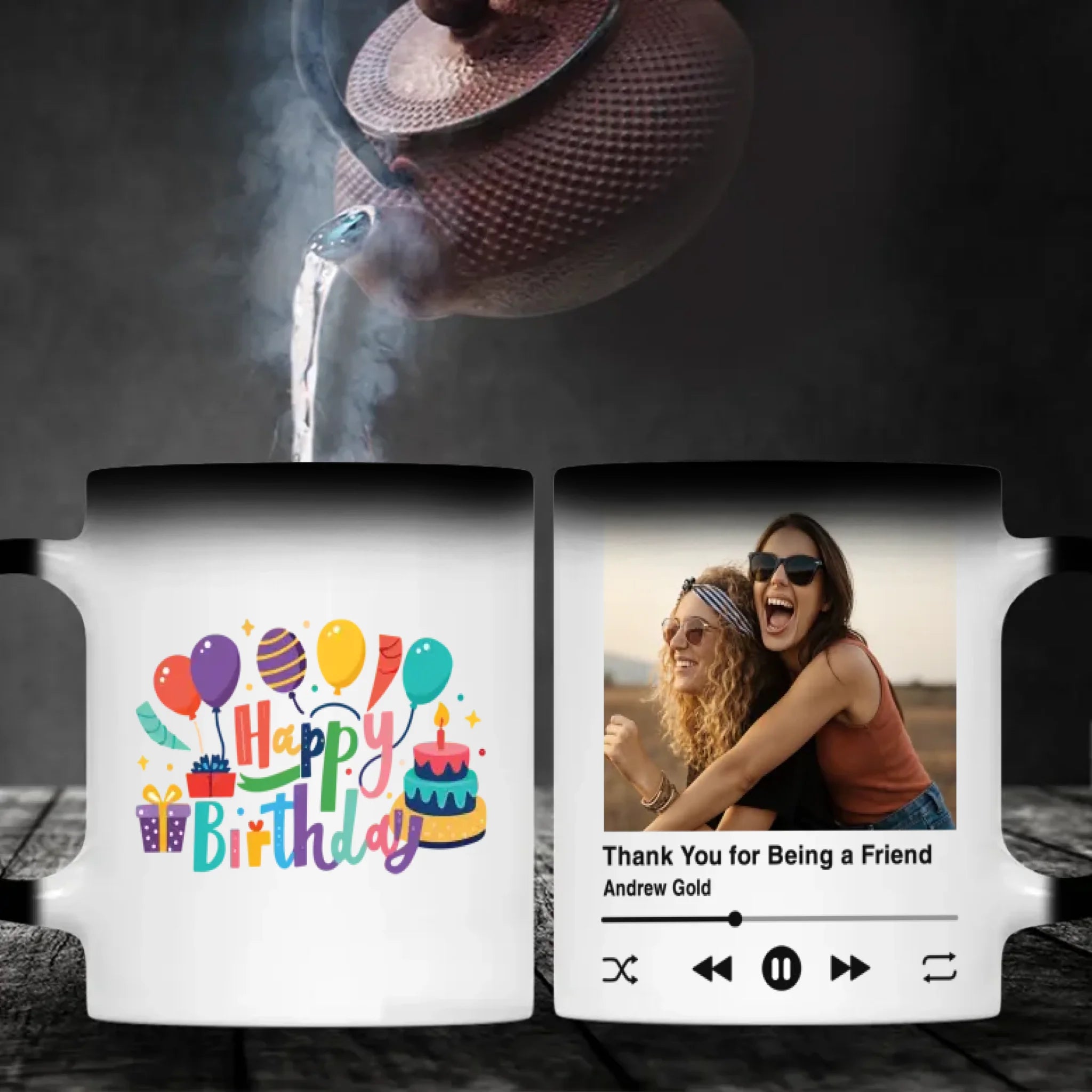 Adorable Personalized Birthday Mug for Friends - 89Prints