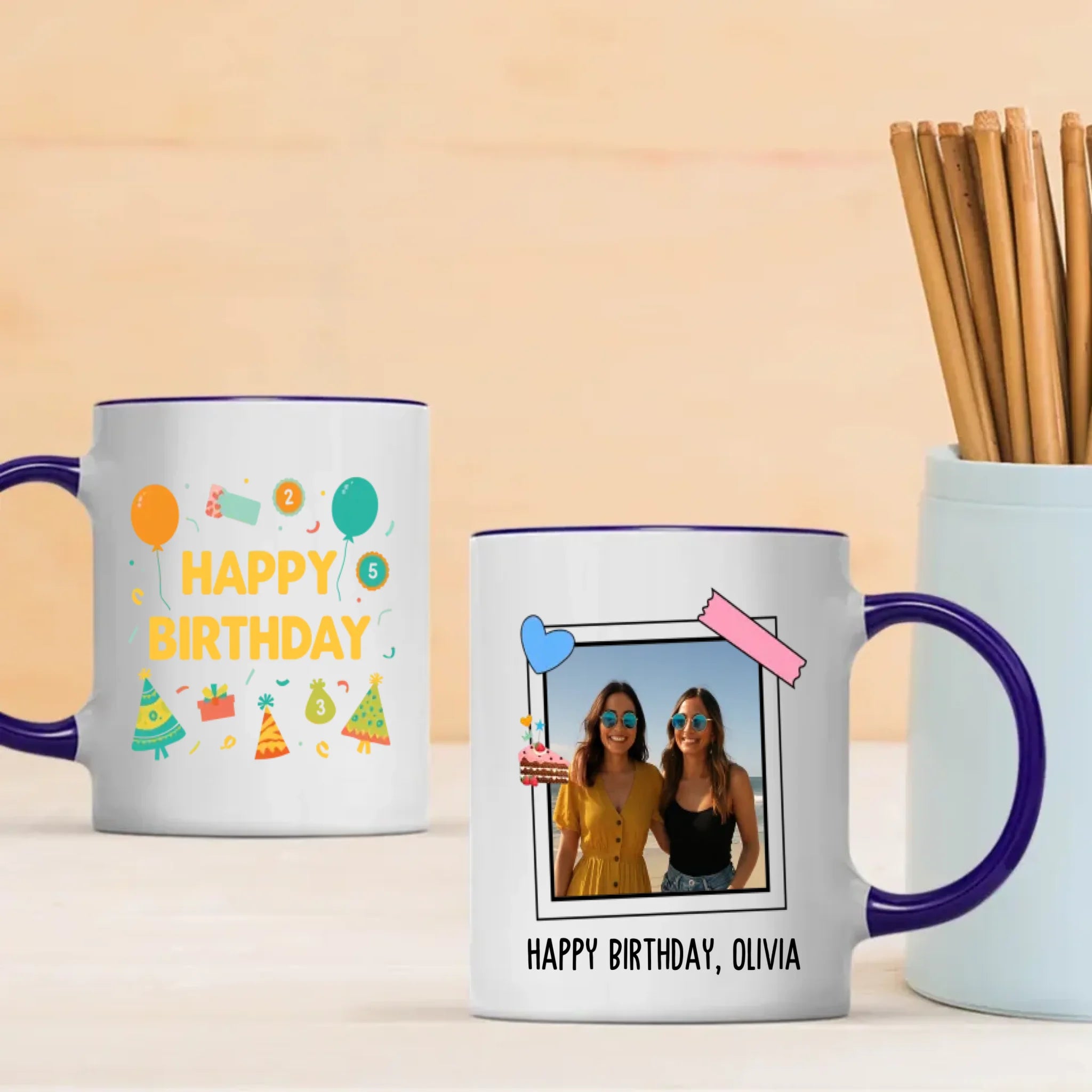 Lovely Personalized Birthday Mug Gift – Heartfelt Custom Keepsake for Loved Ones – 89Prints