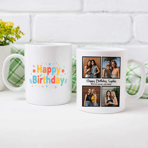 Happy Birthday Mug with Personalized Design - 89Prints