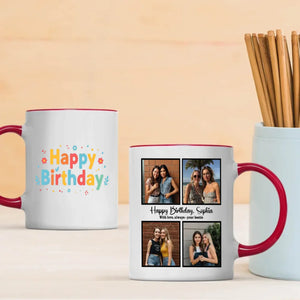 Happy Birthday Mug with Personalized Design - 89Prints