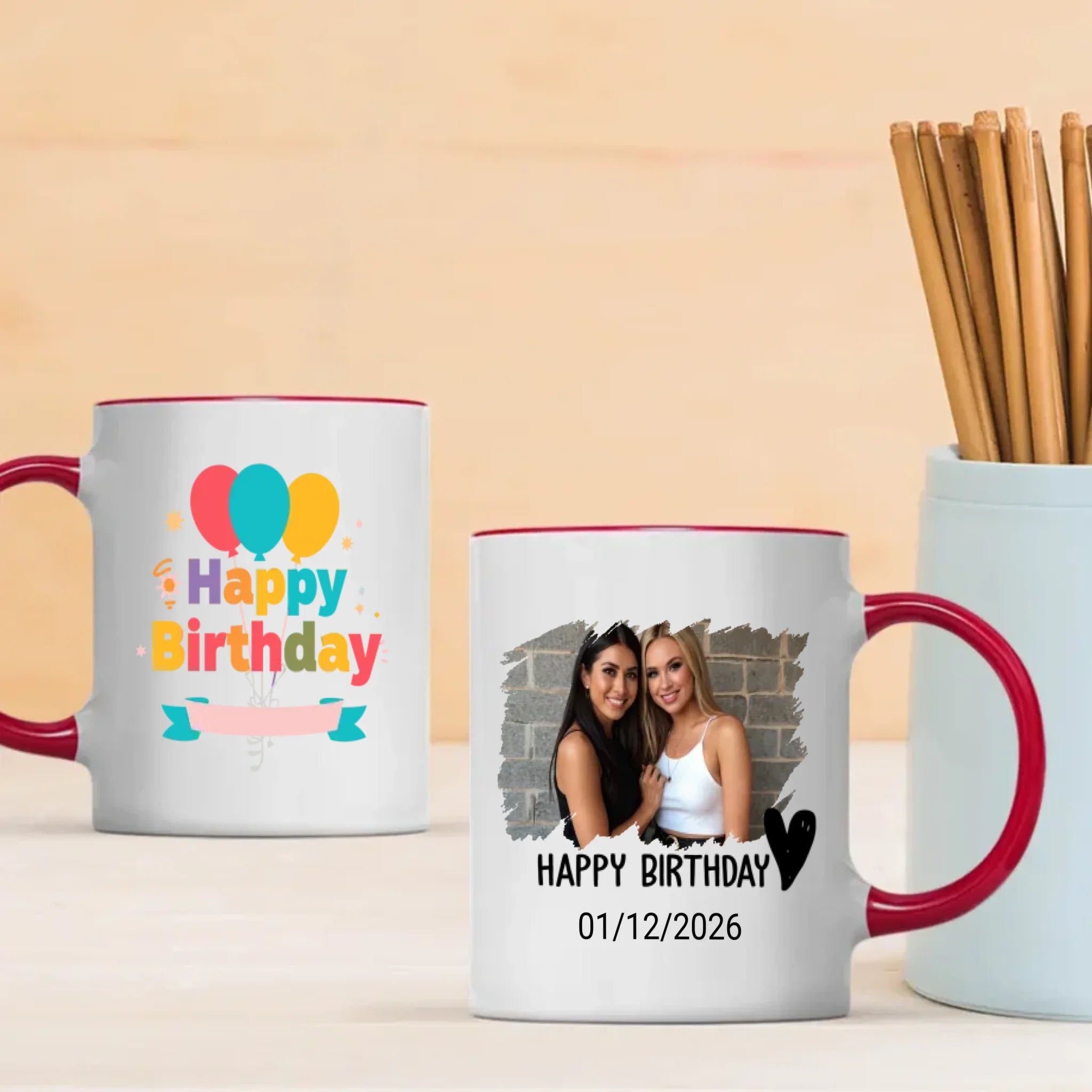 Custom Happy Birthday Mug for Loved Ones - 89Prints