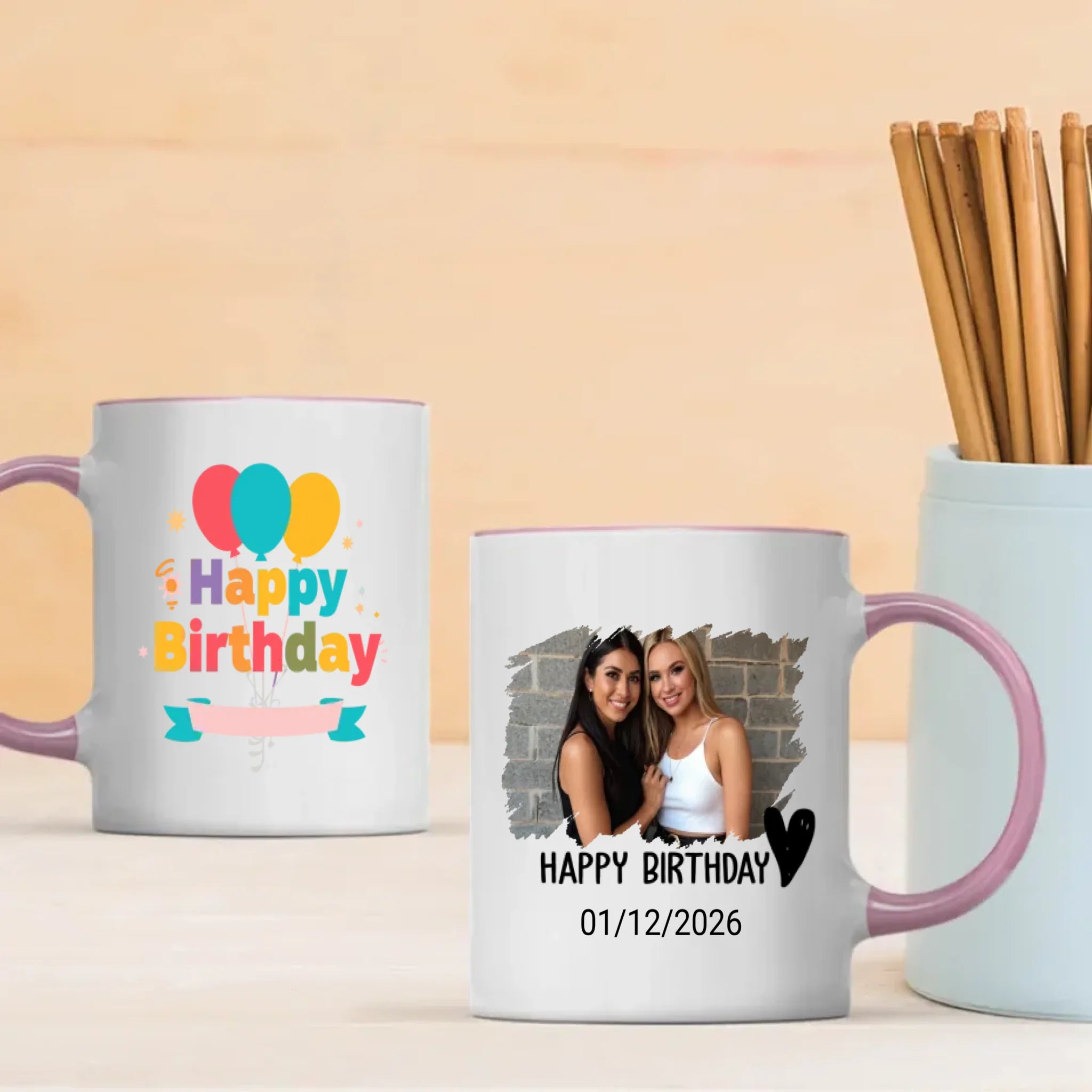 Custom Happy Birthday Mug for Loved Ones - 89Prints