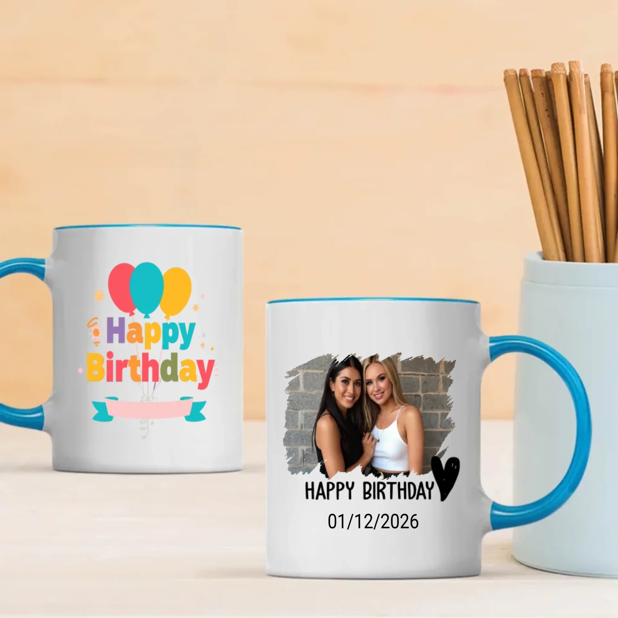 Custom Happy Birthday Mug for Loved Ones - 89Prints