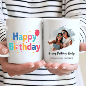 Luxury Personalized Birthday Mug – Elegant Custom Gift with Name - 89Prints